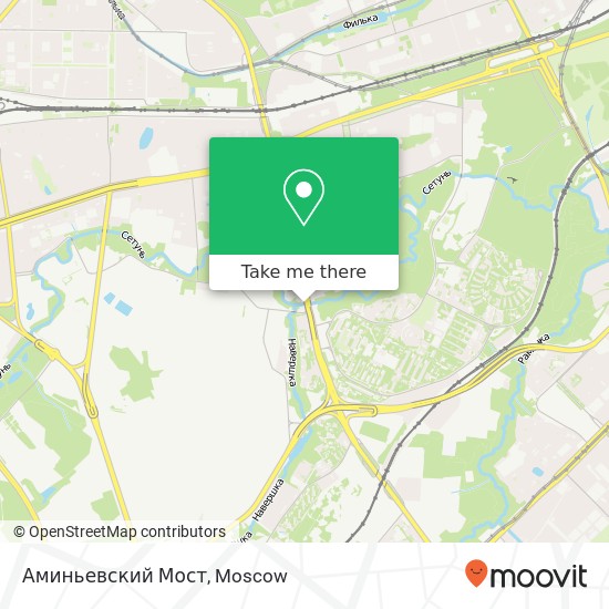 Аминьевский Мост map