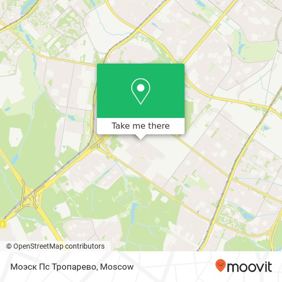 Моэск Пс Тропарево map