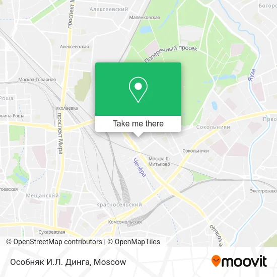 Особняк И.Л. Динга map