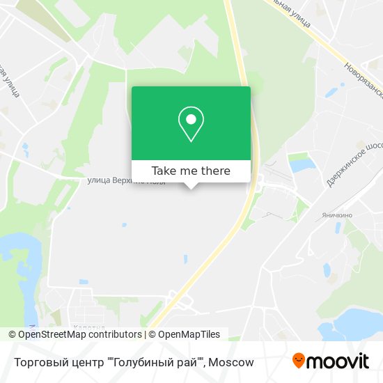 Торговый центр ""Голубиный рай"" map