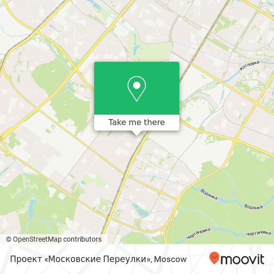 Проект «Московские Переулки» map