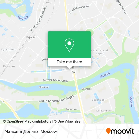 Чайхана Долина map