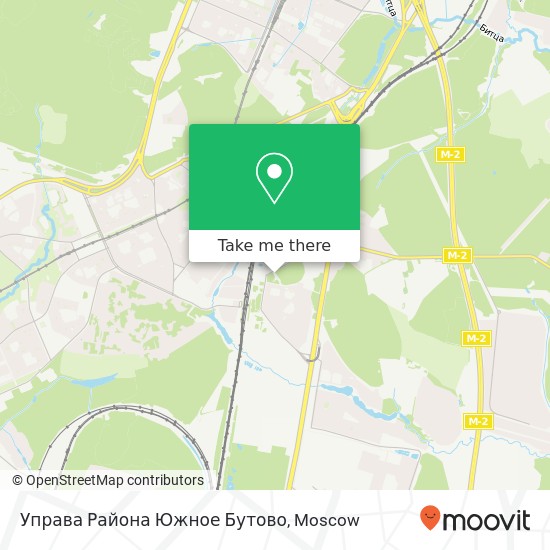 Управа Района Южное Бутово map