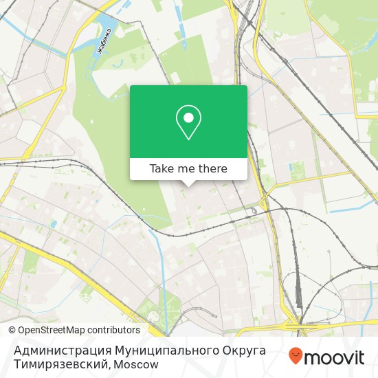 Администрация Муниципального Округа Тимирязевский map