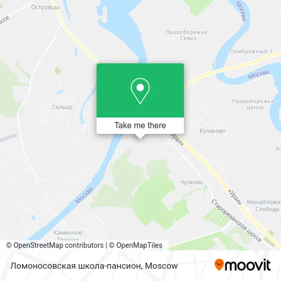 Ломоносовская школа-пансион map