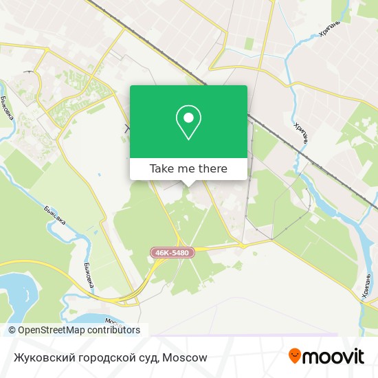 Жуковский Городской Суд map