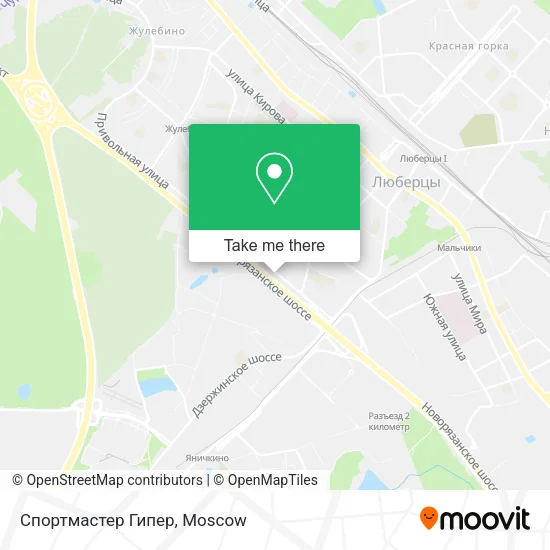Спортмастер Гипер map