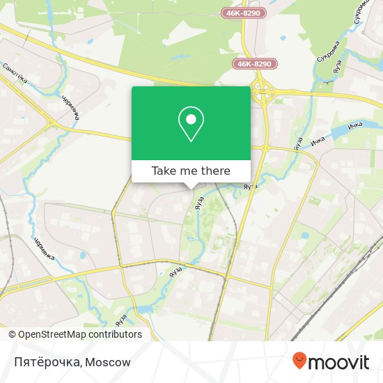 Пятёрочка map