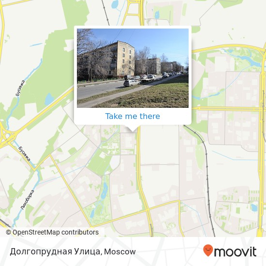 Долгопрудная Улица map