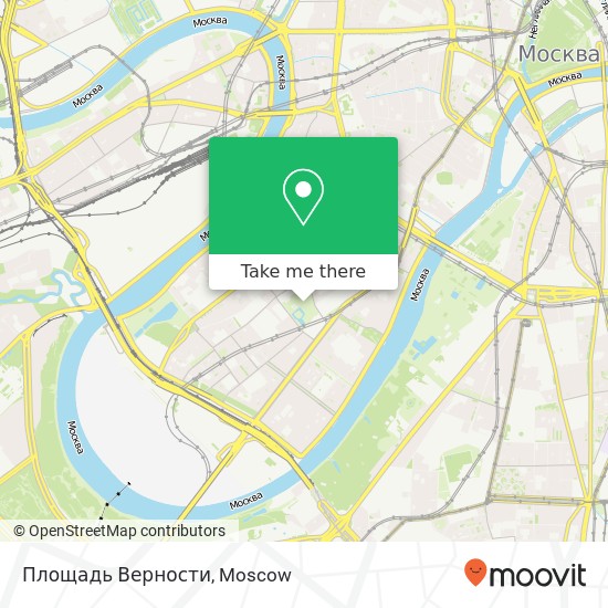 Площадь Верности map