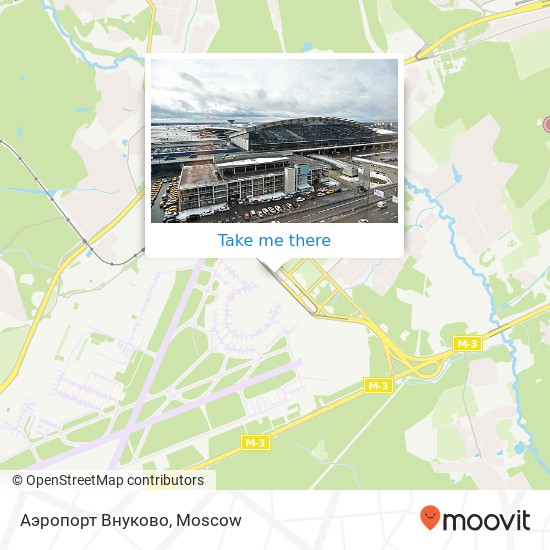 Аэропорт Внуково map