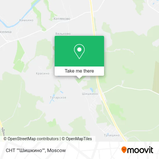 СНТ ""Шишкино"" map