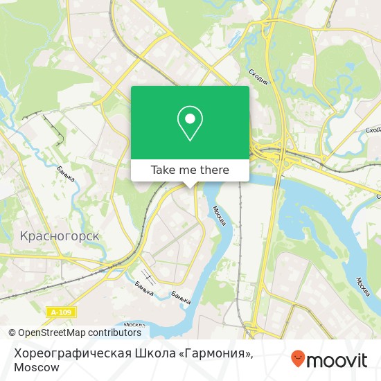 Хореографическая Школа «Гармония» map