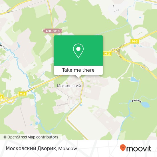 Московский Дворик map