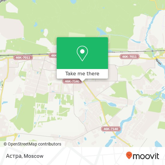 Астра map