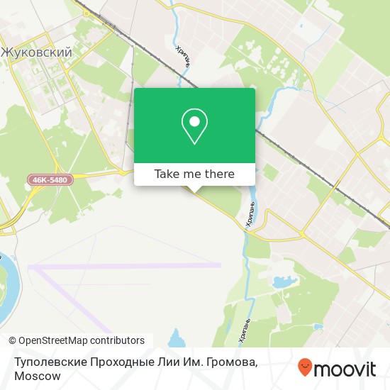 Туполевские Проходные Лии Им. Громова map