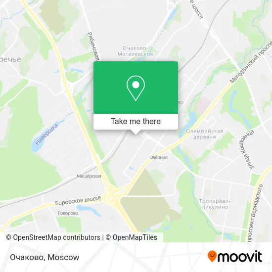 Очаково map