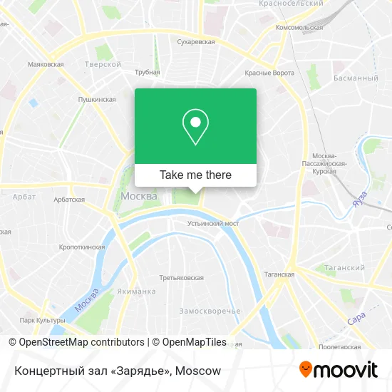 Концертный зал «Зарядье» map