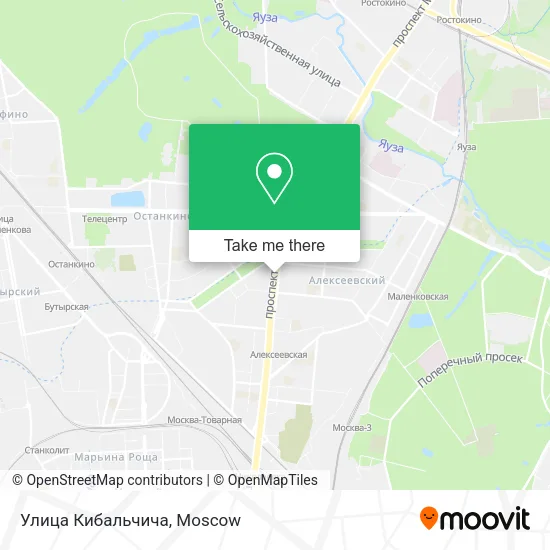 Улица Кибальчича map