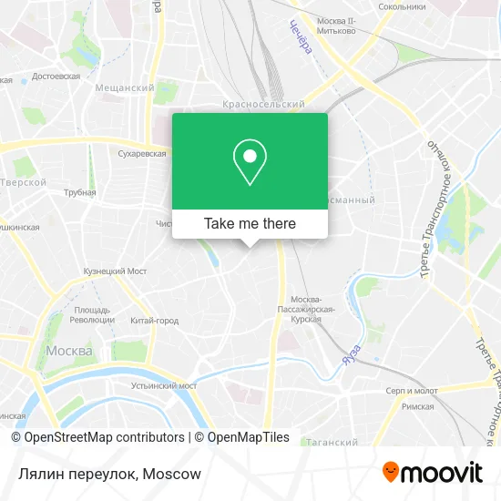 Лялин переулок map