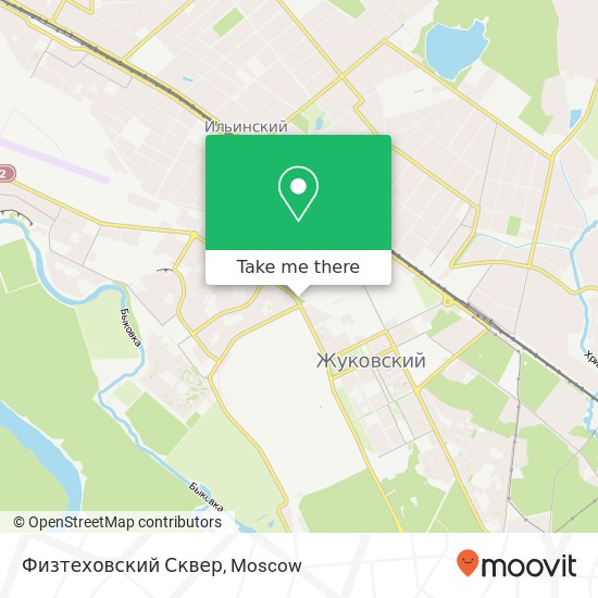 Физтеховский Сквер map