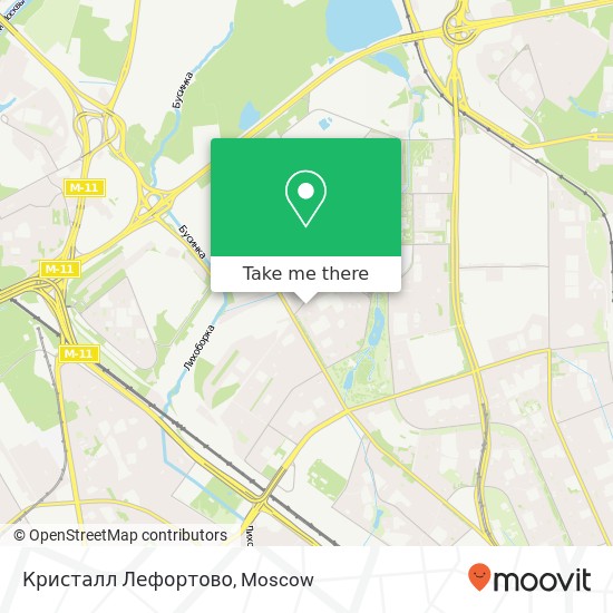Кристалл Лефортово map