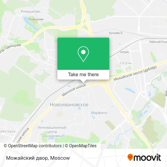 Можайский двор map
