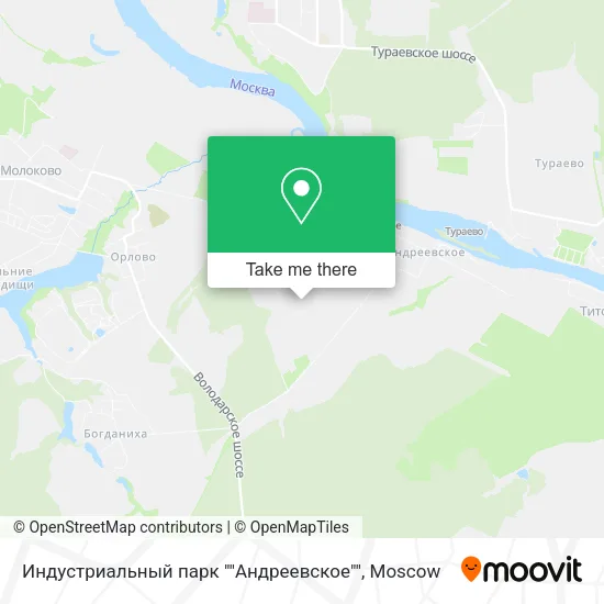 Индустриальный парк ""Андреевское"" map