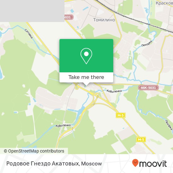 Родовое Гнездо Акатовых map