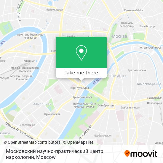 Московский научно-практический центр наркологии map