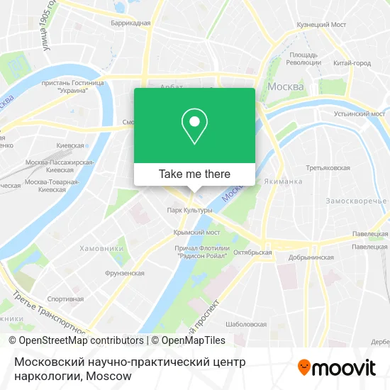 Московский научно-практический центр наркологии map