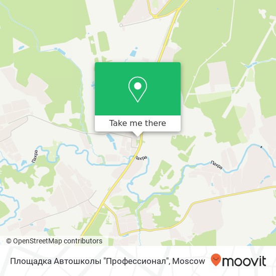 Площадка Автошколы "Профессионал" map