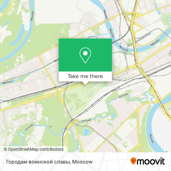 Городам воинской славы map