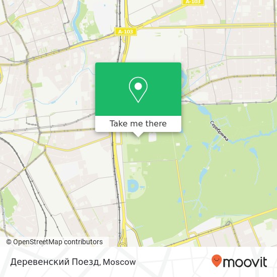 Деревенский Поезд map