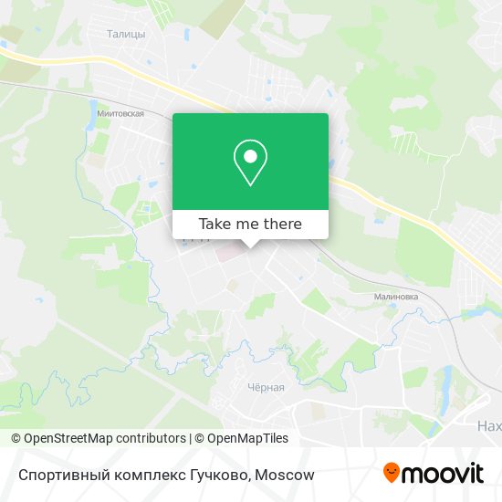 Спортивный комплекс Гучково map