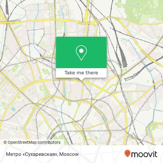 Метро «Сухаревская» map