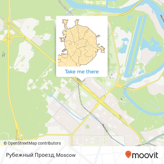 Рубежный Проезд map