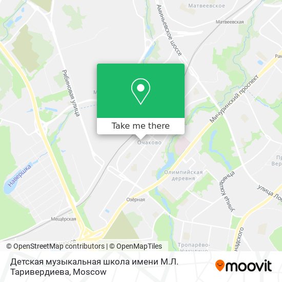 Детская музыкальная школа имени М.Л. Таривердиева map