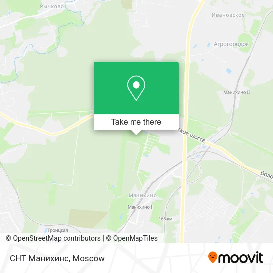 СНТ Манихино map