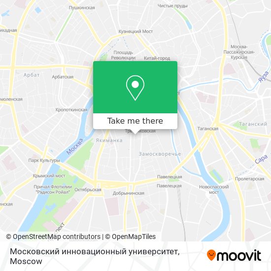 Московский инновационный университет map