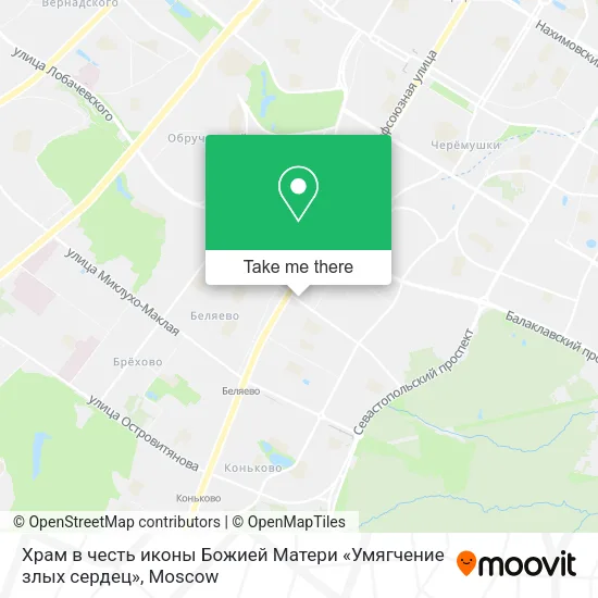 Храм в честь иконы Божией Матери «Умягчение злых сердец» map