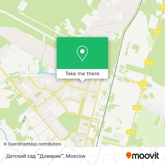 Детский сад ""Доверие"" map