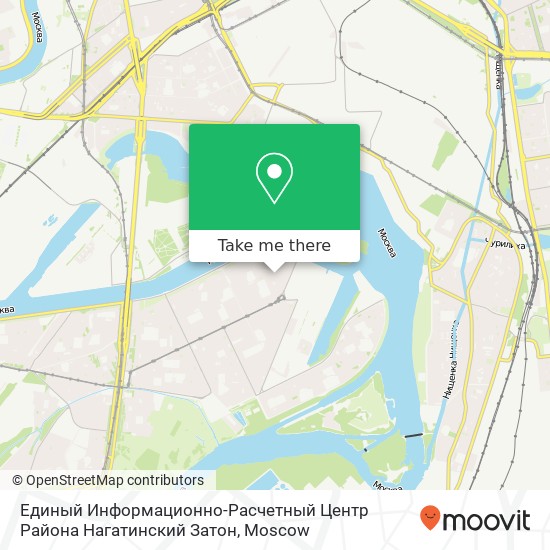 Единый Информационно-Расчетный Центр Района Нагатинский Затон map