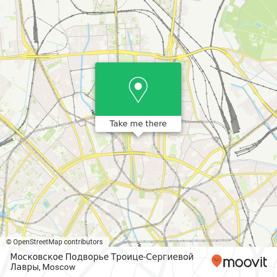 Московское Подворье Троице-Сергиевой Лавры map