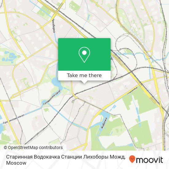 Старинная Водокачка Станции Лихоборы Можд map