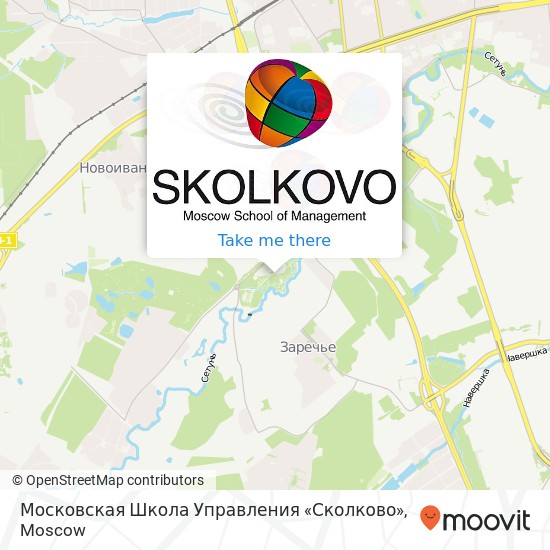 Московская Школа Управления «Сколково» map