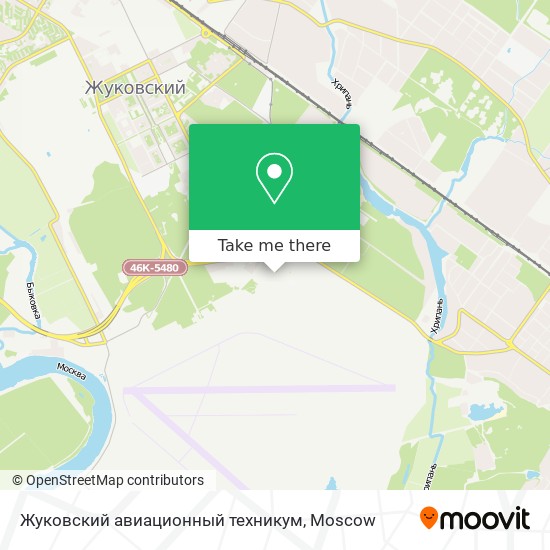 Жуковский Авиационный Техникум map