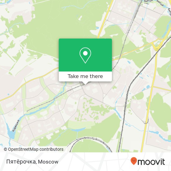 Пятёрочка map