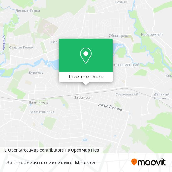 Загорянская поликлиника map
