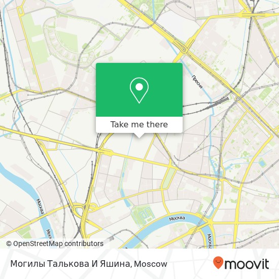 Могилы Талькова И Яшина map